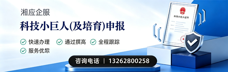 西藏科技小巨人及培育企业申报服务